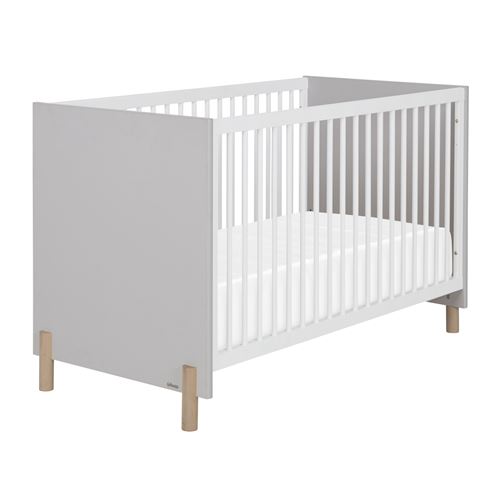 Lit évolutif 70x140 Eliott - Gris bois