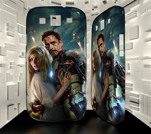 Coque Personnalisée Samsung Galaxy GRAND 2 IRON MAN Réf 14