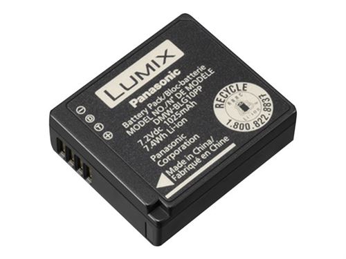 Panasonic DMW-BLG10 - Batterie - Li-Ion - 1025 mAh - pour Panasonic DMW-BTC12; Lumix DC-TZ93, TZ95, TZ99, ZS99, DMC-TZ82; Lumix G DC-G100, G110