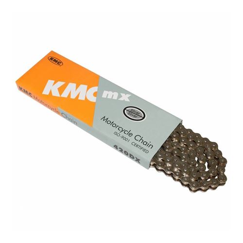 Chaine moto off road 420 kmc 420dx renforce 134 maillons (50 cc a 125)