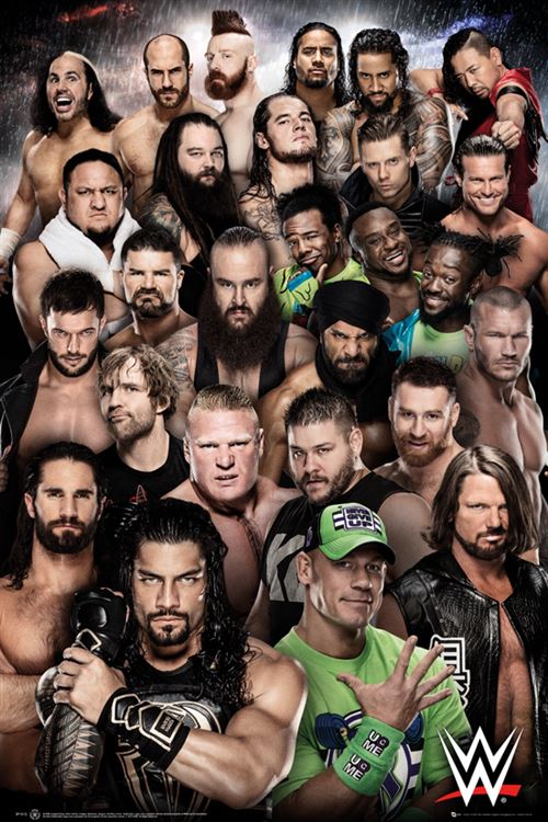 Affiche Maxi WWE Superstars 2018