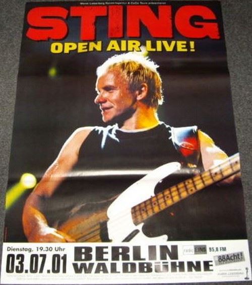 Sting - 85x120 cm - AFFICHE / POSTER