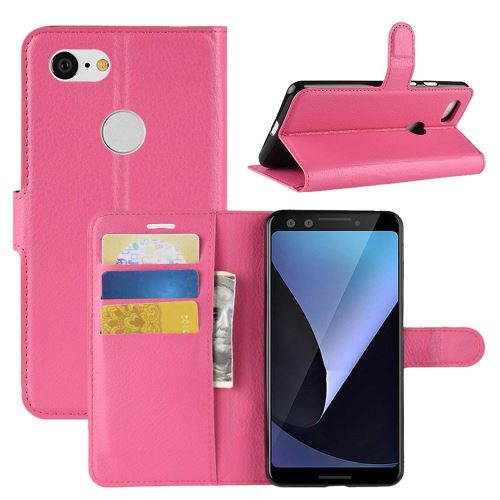 Etui Housse Portefeuille Pour Google Pixel 3 - Rose