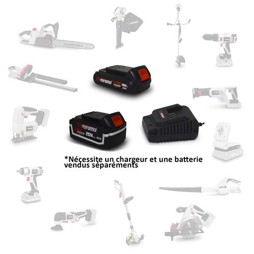 13€ sur Souffleur rechargeable Batterie 20V - X-Performer XPSE20LI -  Vitesse air max : 200 km-h - sans batterie ni chargeur - Outillage de  jardin motorisé - Achat & prix