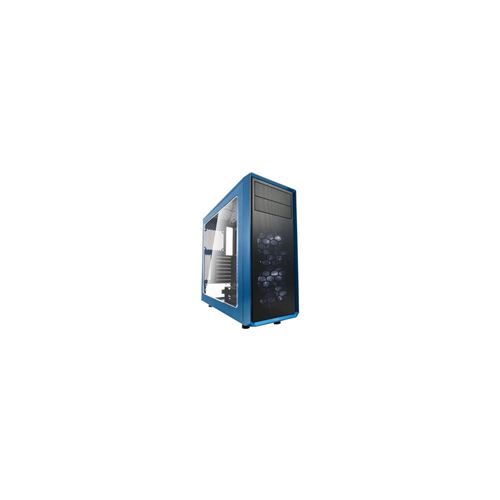Boîtier PC FRACTAL DESIGN Focus Series G - Tour - ATX - panneau latéral  fenêtré - pas d'alimentation (ATX) - bleu pétrole - USB/Audio