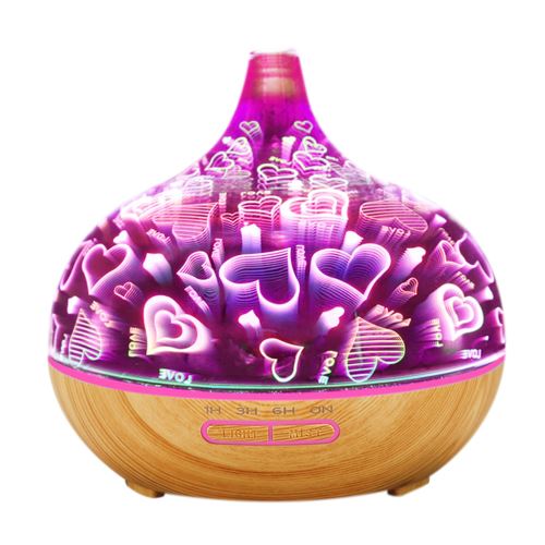 Aroma Night Light 3D par ultrasons Diffuseur Huile Essentielle Aromathérapie Humidificateur_kosenewe65
