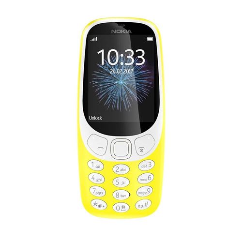 Nokia 3310 Dual Sim jaune débloqué logiciel original