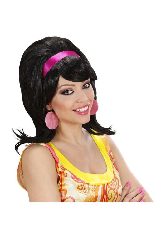 Perruque Années 60 Brune Femme - Brun