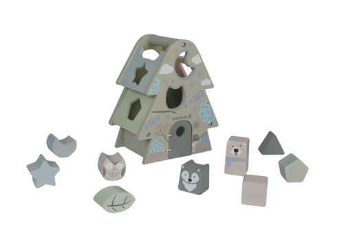 Everearth Forme ragoût arbre maison gris 21 cm