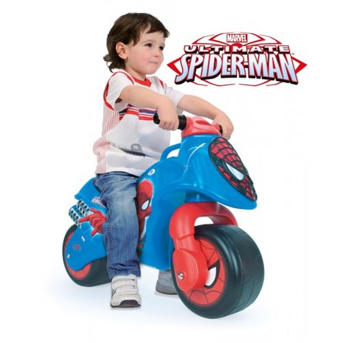 moto spiderman porteur
