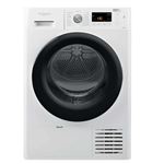 Whirlpool FFT SM11 82B FR - Sèche-linge - largeur : 59.5 cm - profondeur : 64.9 cm - hauteur : 84.9 cm - chargement frontal - blanc avec porte noire