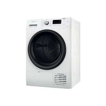 Whirlpool FFT SM11 82B FR - Sèche-linge - largeur : 59.5 cm - profondeur : 64.9 cm - hauteur : 84.9 cm - chargement frontal - blanc avec porte noire