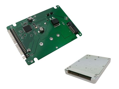 Adaptateur M2 (NGFF) vers IDE 2. 44 broches Avec boitier de protection aux côtes d'un HDD IDE 2.5