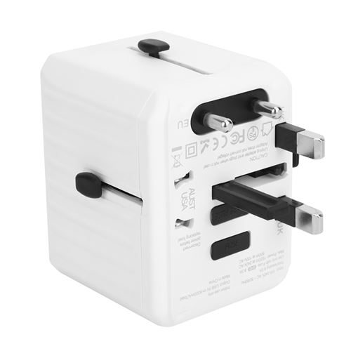 25€80 sur Adaptateur universel de voyage 4 USB EU Plug 100-240V - Prise,  multiprise et accessoires électriques - Achat & prix