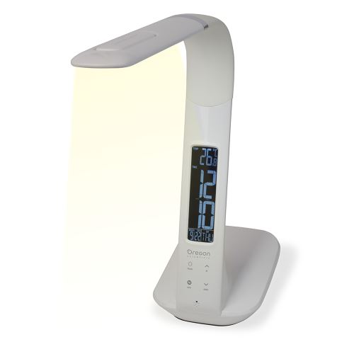 Lampe Réveil tout-en-un avec température intérieur et luminosité ajustable