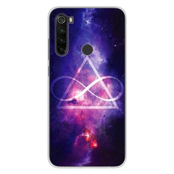 Coque en silicone imprimée compatible Xiaomi Redmi Note 8 Infinite Triangle - 1