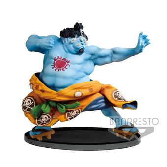 BANPRESTO - One Piece Statuette BWFC Jinbei Normal Color Version en PVC taille env. 14 cm sur socle.
