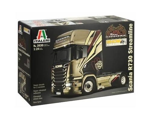  SCANIA R730 Streamline Team Chimera 4x2 Show Truck maquette &agrave; monter et &agrave; peindre - ITA3930