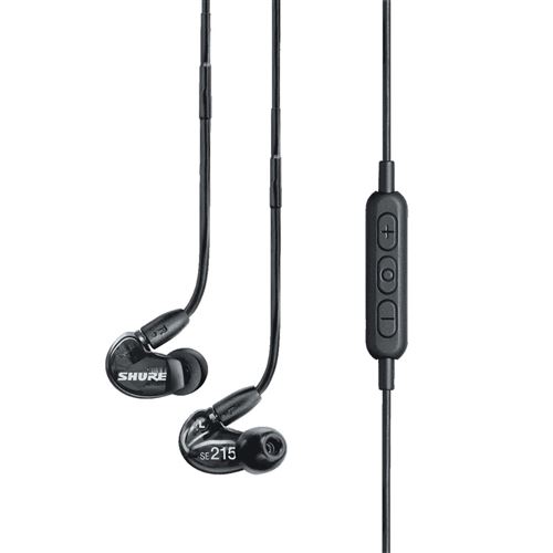 Shure SE215, Wireless, In-ear,Neck-band, Binaural, Intraaural, Black