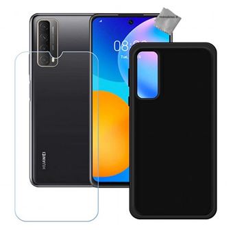 Housse etui coque pochette silicone gel fine pour Huawei P Smart 2021 verre trempe NOIR htdmobiles Coque et etui telephone mobile Achat prix fnac