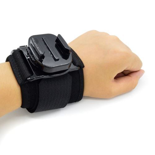 360 ° Rotating Band Gant fixation de la dragonne pour appareil photo à la main GoPro