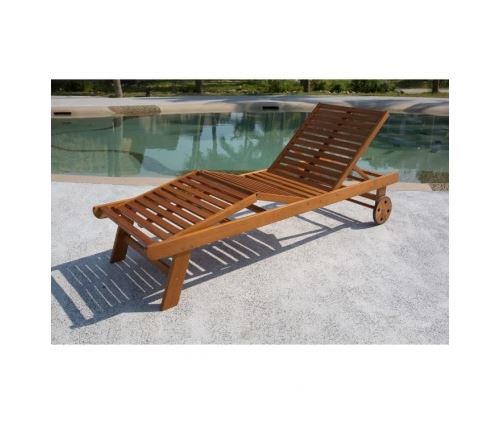 Finlandek Bain De Soleil En Eucalyptus Avec Roulette Lampo Mobilier De Jardin Achat Prix Fnac