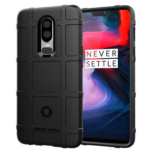 Etui Coque de protection durable anti choc pour OnePlus 6 - Noir