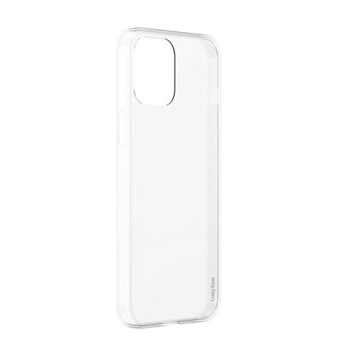 Coque pour iPhone 12 Pro (6,1) en silicone souple 1 mm transparent Crazy Kase