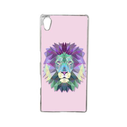 Coque fancy lion art compatible sony xperia z5 transparent
