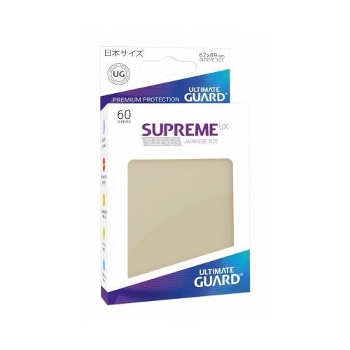 Ultimate Guard - 60 pochettes Supreme UX Sleeves format japonais Sable