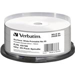Verbatim - 25 x BD-R - 25 Go 6x - surface imprimable large - spindle
