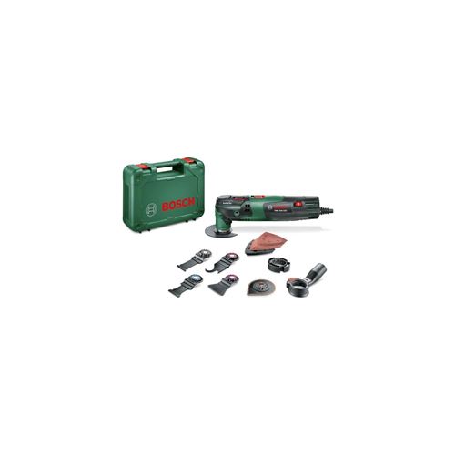 Bosch Home and Garden PMF 250 CES Set 0603102101 Outil multifonction + accessoires, + mallette 16 pièces 250 W