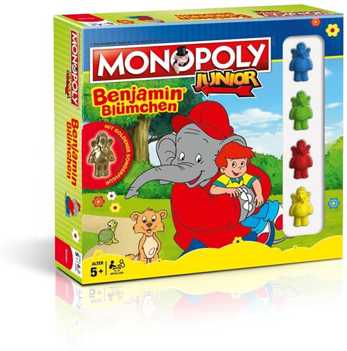 Monopoly Junior Benjamin Blümchen Collector's Edition avec Une Figurine spécial de Benjamin