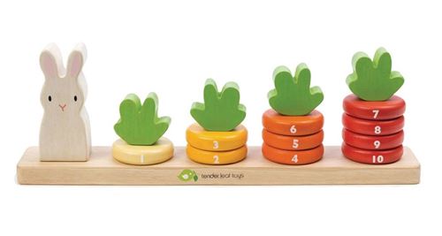 Tender Toys racines comptent bois junior 32 x 5,5 x 10,5 cm 16 pièces