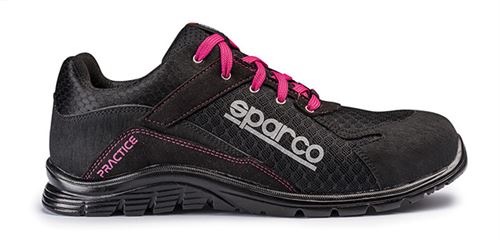 Chaussure de sécurité S24 SPARCO Pratice - Noir fushia - Taille 40 - 07517