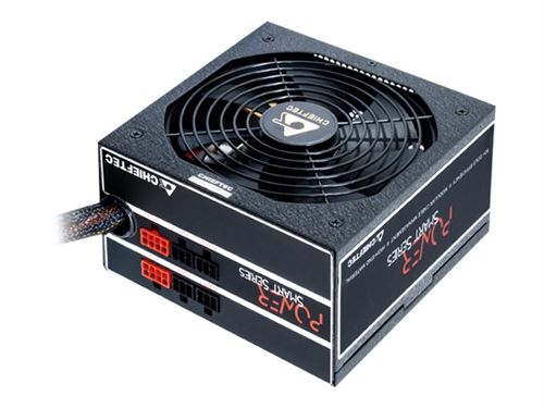 Chieftec GPS-750C 750W ATX Noir unité d'alimentation d'énergie - Unités d'alimentation d'énergie (750 W, 110 - 240, 47 - 63, Actif, 120 W, 744 W)