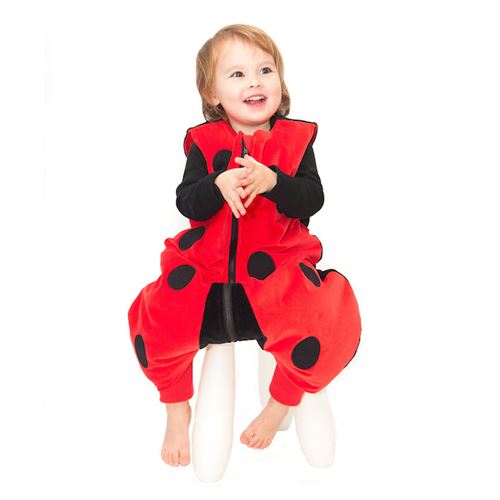 Gigoteuse à pieds épaisse THE PENGUIN BAG COMPANY Coccinelle 4 - 6 ans