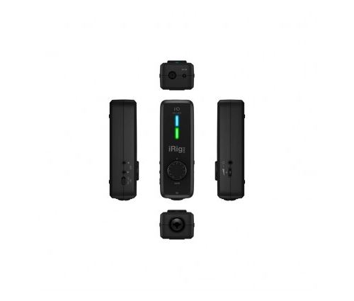 Interface MIDI IK Multimedia iRig PRO I/O contrôle de monitoring, logiciel fourni