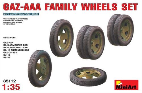 Gaz-aaa Family Wheels Set - 1:35e - Miniart