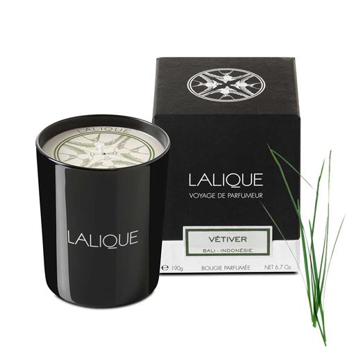 Bougie vetiver bali lalique 