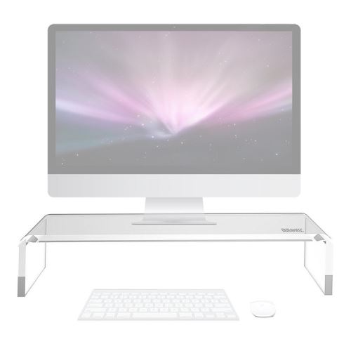 Duronic DM053 Réhausseur d'écran / Support pour écran d'ordinateur / ordinateur portable / écran TV (50 x 20 cm)