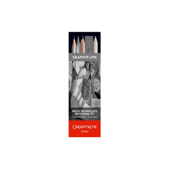 Graphite Line, set esquisse multitechniques assortiment 11 pièces - Caran d'Ache