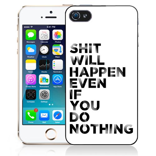 Coque pour iPhone 5C shit will happen