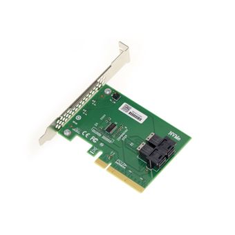 Carte Contrôleur PCIe 3.0 X8 Pour 2 SSD M.2 NVMe (M Key) – PLX PEX8747 – KALEA INFORMATIQUE