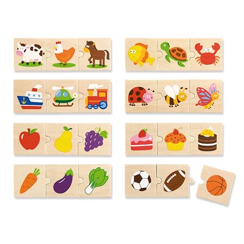Viga Toys jeu de puzzle logique 24-pièces