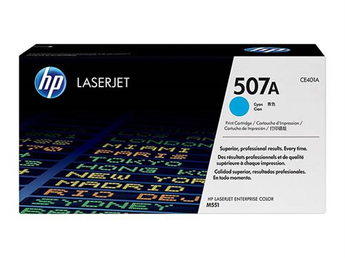 HP 507A - cyan - originale - LaserJet - cartouche de toner (CE401A)