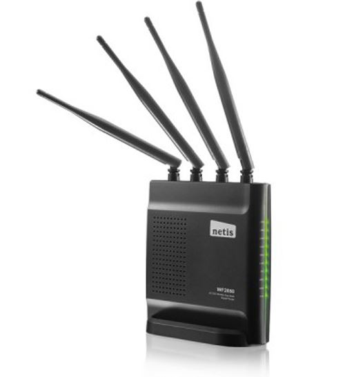 Netis WF2880 - Draadloze router - 4-poorts switch - GigE - 802.11a/b/g/n/ac - Dual Band