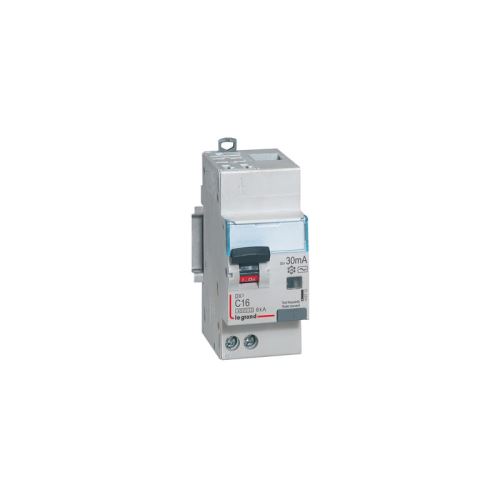 Disjoncteur diff DX&sup3; 4500 auto/vis - U+N 230V~ 16A - typeAC 30mA - courbe C - 2M