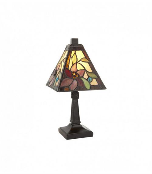 Lampe 40W Lelani, verre et résine