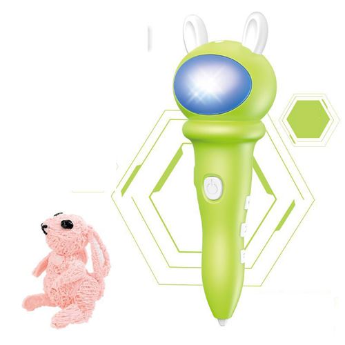 Stylo De Dessin D'impression 3D, Crayon Electronique Peinture Stéréographique 5M De Filament ,21 accessoires ,40 degrés Pour Enfant 7-14 Ans Vert
